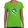 Women's V-Neck Fine Jersey Tee Thumbnail